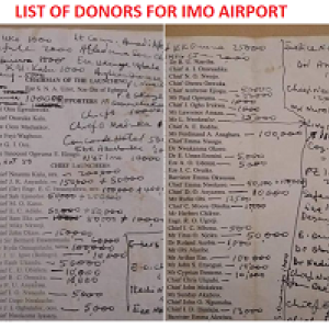 Most of the great infrastructures in Igboland were built through communal efforts